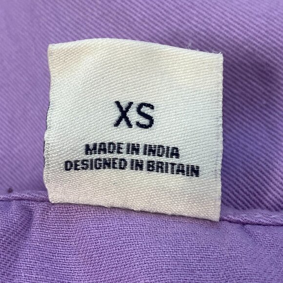 Lucy & Yak Women's Purple Organic Cotton Juni Jumpsuit Size XS - Picture 8 of 8